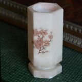 Pink alabaster vase