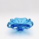 Flavio Poli Murano Crystal Sommerso Blue Turquoise Cup 17cm