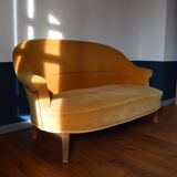 Sofa velvet seat vintage