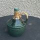 Liquor carafe, shape of Dame Jeanne Barbotine, vintage glazed ceramic