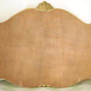 Louis XV style rocaille mirror, handcrafted in gilded wood, 20th century, 80x65 cm.
