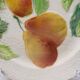 Assiette Décoratif Barbotine St Clément Made In France Motif Fruit Poire Vintage