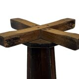 Art Deco side table plant table set of two design oak