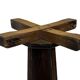 Table d'appoint Art Déco, ensemble de deux tables de plante en chêne.
