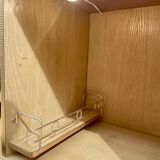 Bar cabinet on wheels