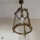 Golden hanging lantern and glass
