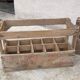 Lot of 4 vintage old wooden bottle racks