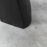 Tabouret, chaise en forme de main, noir et en bois sculpté