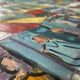Large Oil on Canvas Alain Duperay Café Terraces 14 July