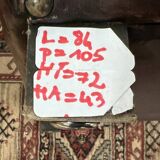 Leather club armchair