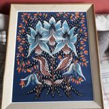 Vintage Framed Wall Tapestry