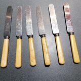 Couteaux fromage anciens Sheffield dAnglais