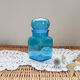Flacon bleu dash bocal en verre flacon apothicaire