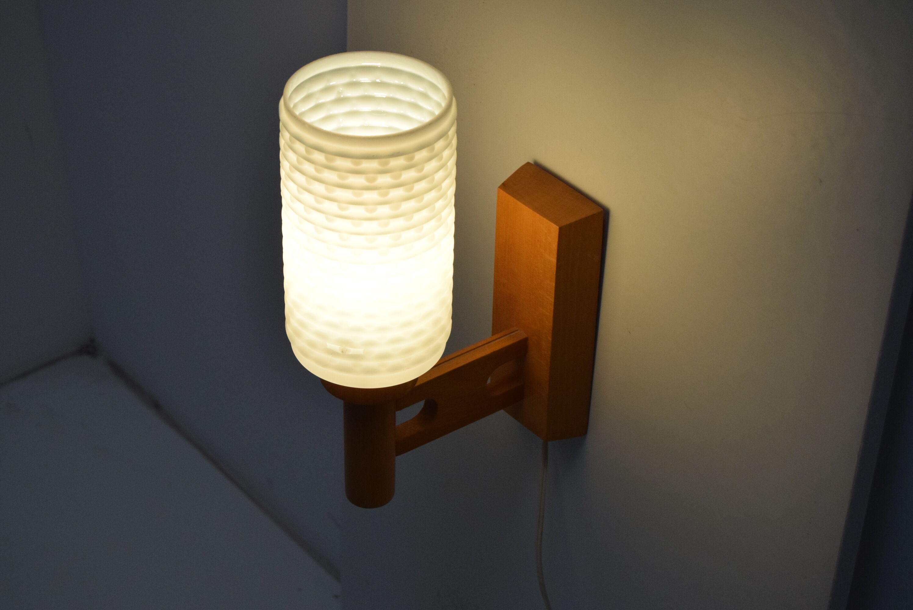 Wall lamp by Drevo  Humpolec,1960