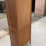 Louis XV solid oak boarding school wardrobe with rod