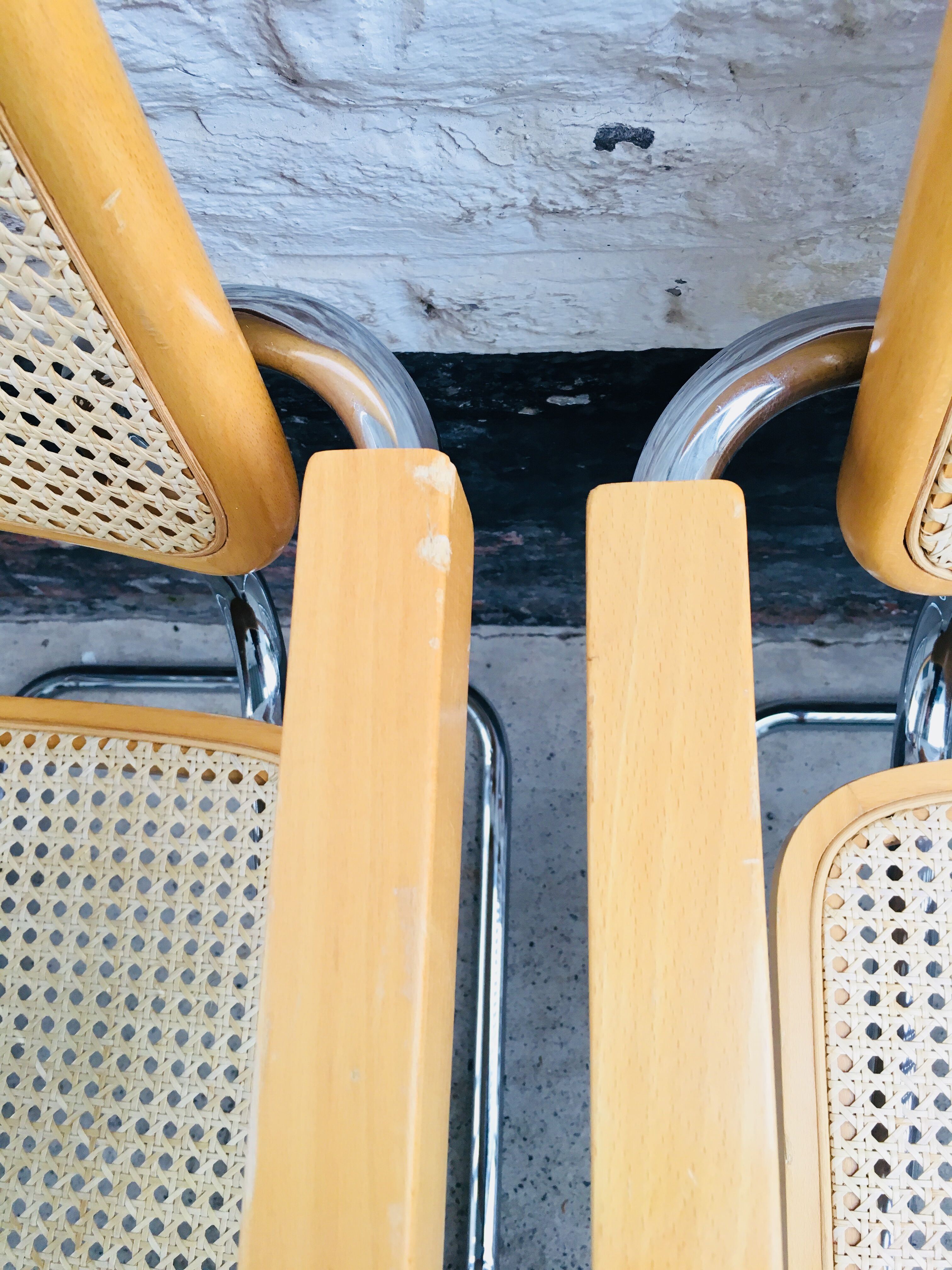 9 chairs model B64 design by Marcel Breuer