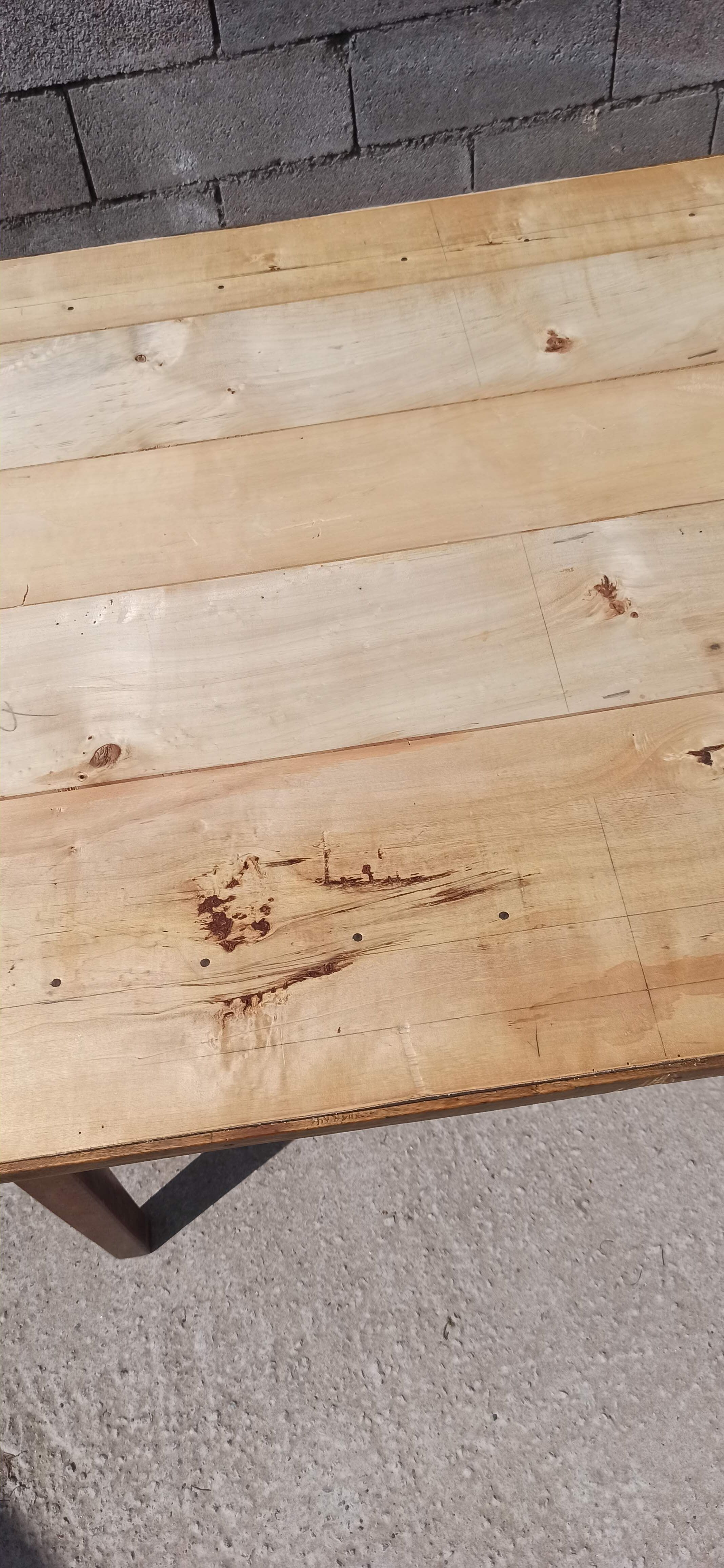 Large farmhouse table beautiful depth