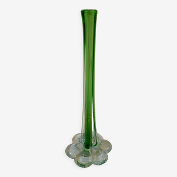 Vintage Soliflore vase in molded glass