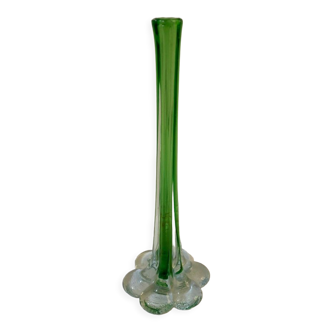 Vintage Soliflore vase in molded glass