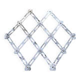 Accordion metal trivet