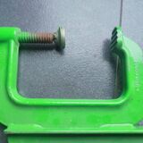 Industrial accordion scissors lamp