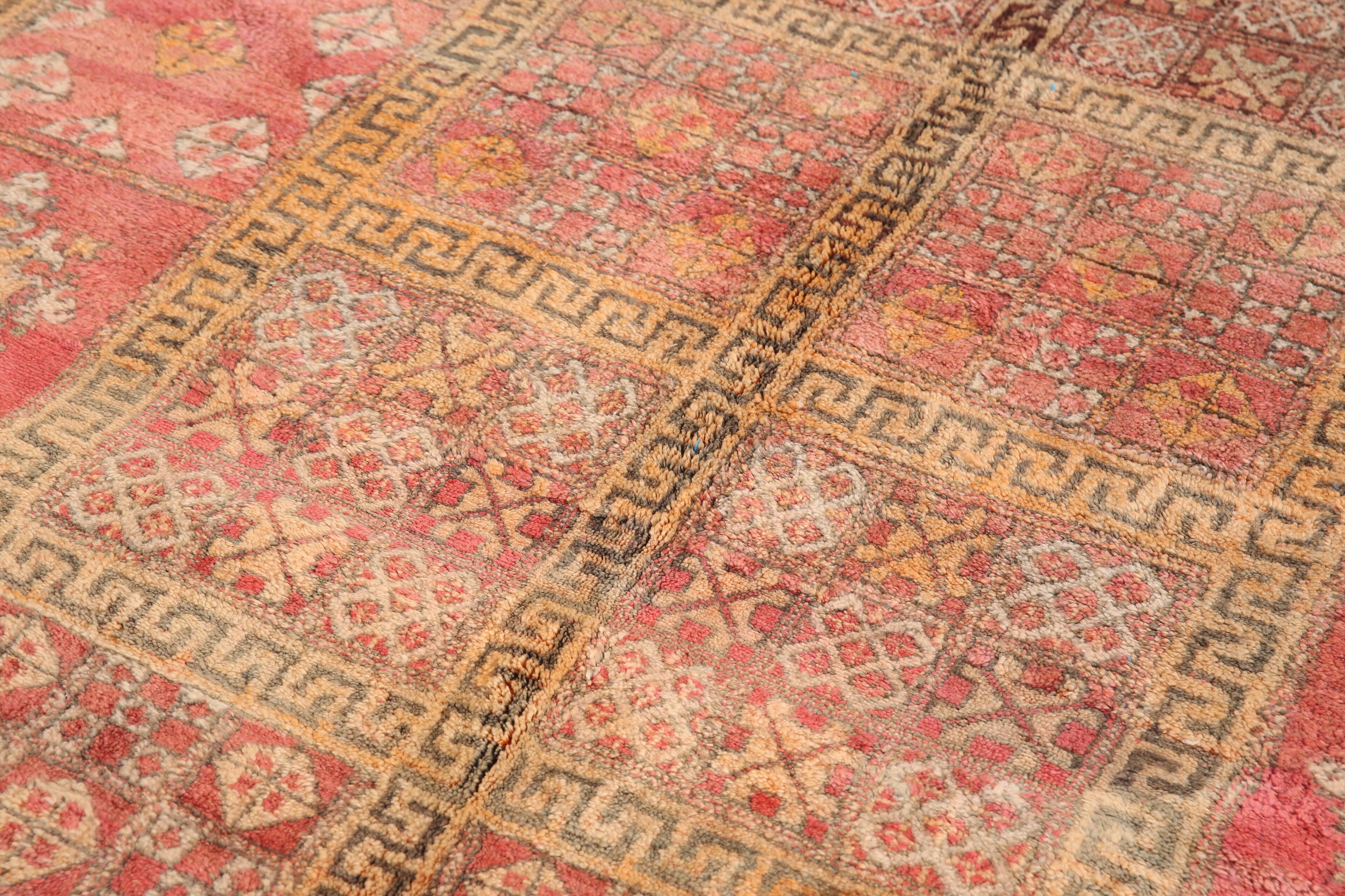 Tapis marocain vintage fait main 177 x 321 cm - Tapis berbère marocain - Tapis en laine