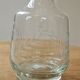 Vintage crystal carafe engraved with ears of wheat.