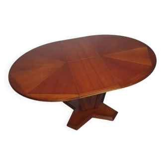Table à manger extensible Art Déco des années 1970