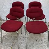 Set of chairs Steelcase Strafor 1970