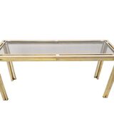 Brass console, 1970s