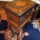 Walnut jewelry cabinet with marquetry decoration, early 19th century, Restoration