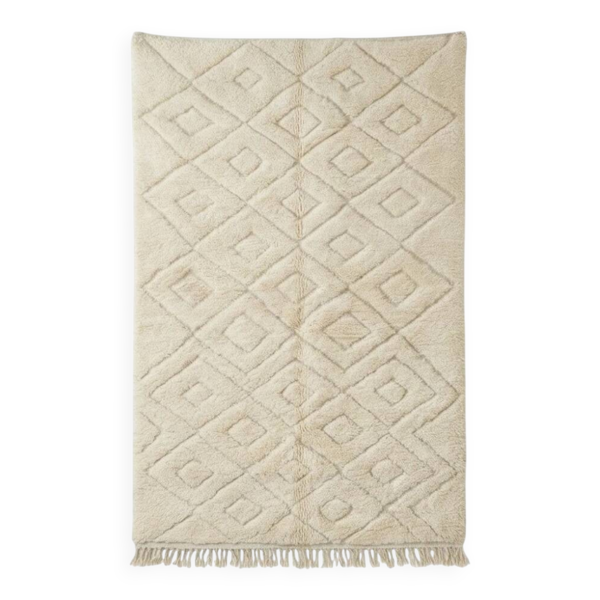 Chama minimalist Moroccan rug