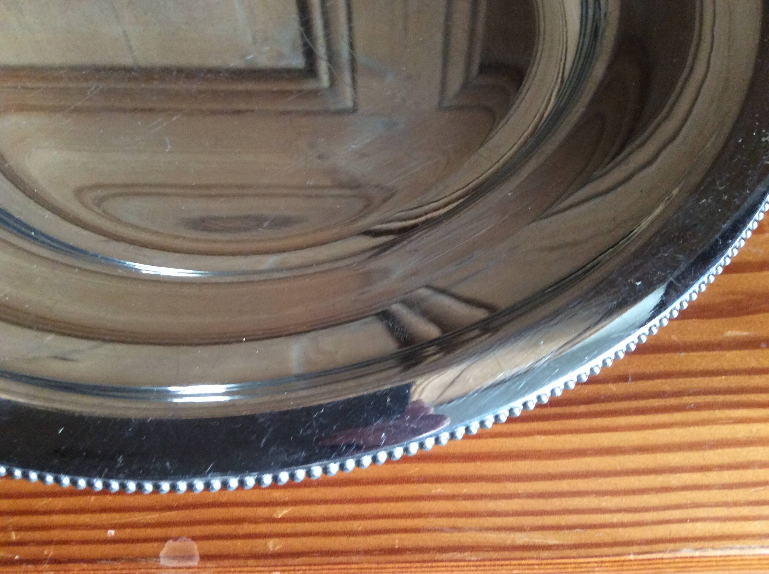 Stainless steel dish