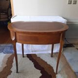 Louis XV style kidney desk with marquetry