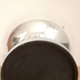 Space Age lamp in chromed metal and crystal, 1970