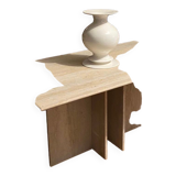 Travertine table, unique piece