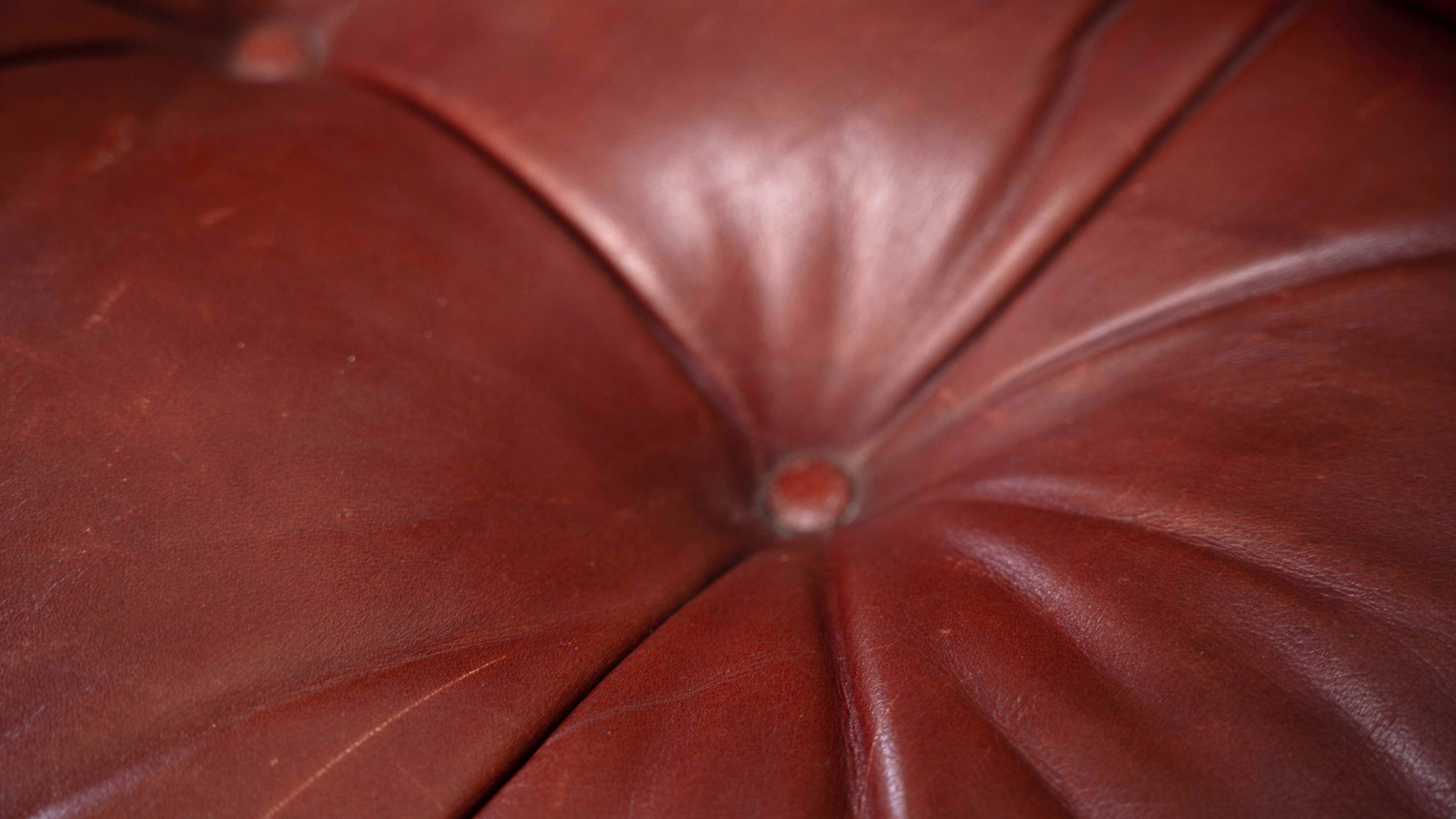 Set of two leather Sapporo lounge chairs by Mobil Girgi