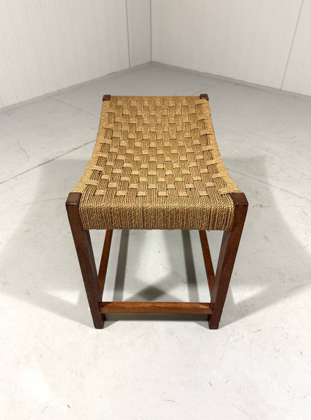 Plaited cord seat stool 1950’s