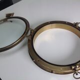 Brass opening partition window