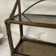 Vintage rattan shelf