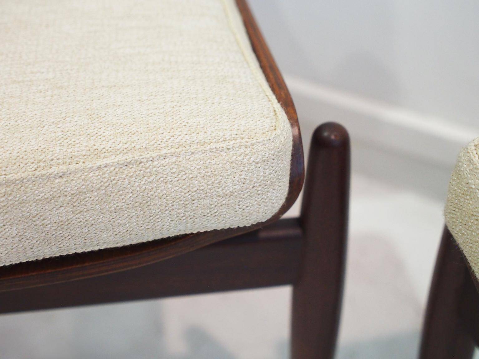 Pair of modernist Italian wooden accent chairs by Barovero.