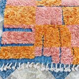 Handmade colourful rug from the Atlas Mountains 3/2m
