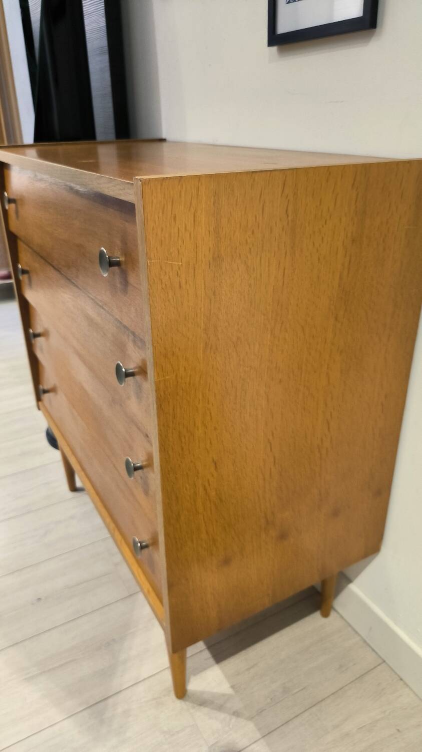 Vintage Scandinavian chest of drawers from the 1960s and 1970s