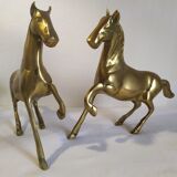 Brass horses