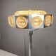 Vintage spacec age ufo floor lamp, 1970s