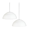 Pair of Danish pendant lamps AJ Royal by Arne Jacobsen, Louis Poulsen, 2000s