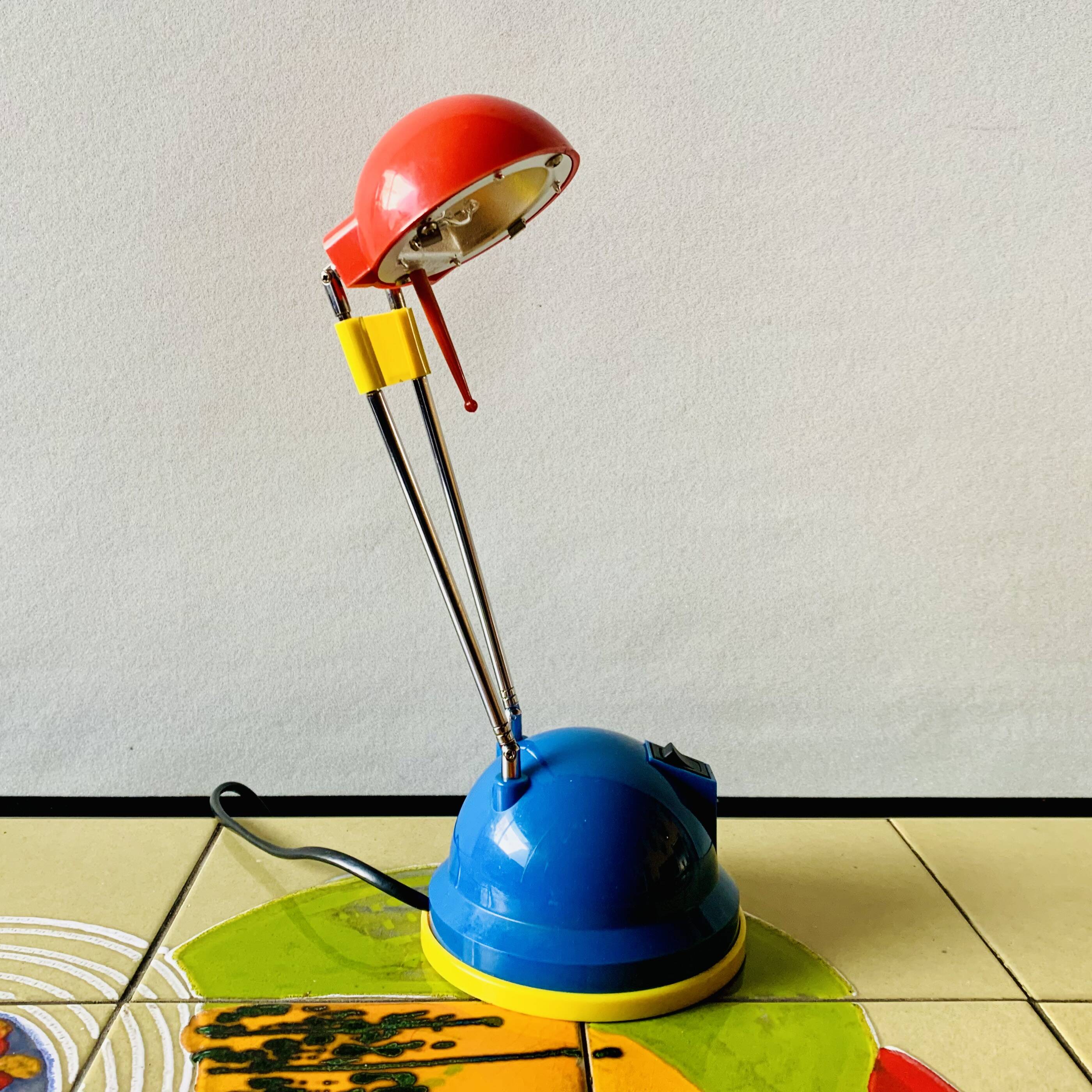 Vintage telescopic Memphis style desk lamp - Lihgt Force Limited