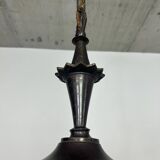 Rare cubist bronze lustre