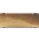 Rectangular console in steel and brass. Contemporary work.