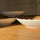 Earthenware soup plates - fish